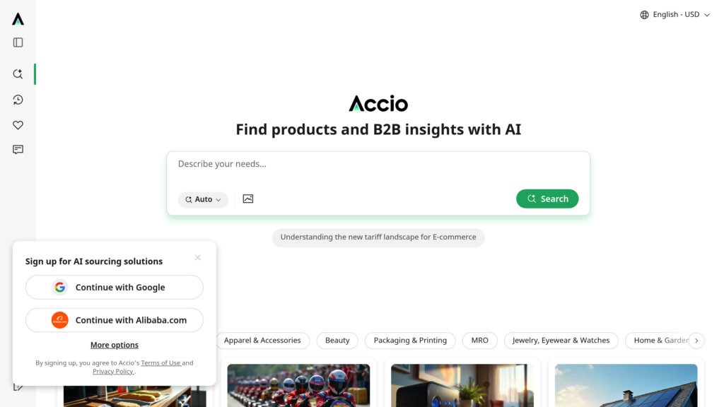 Accio Screenshot