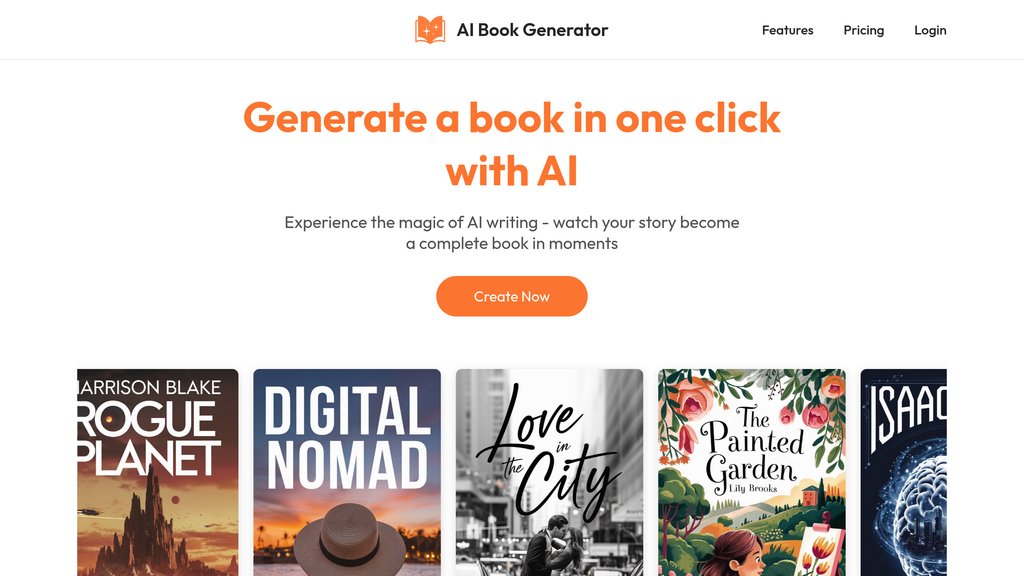 AI Book Generator 截圖