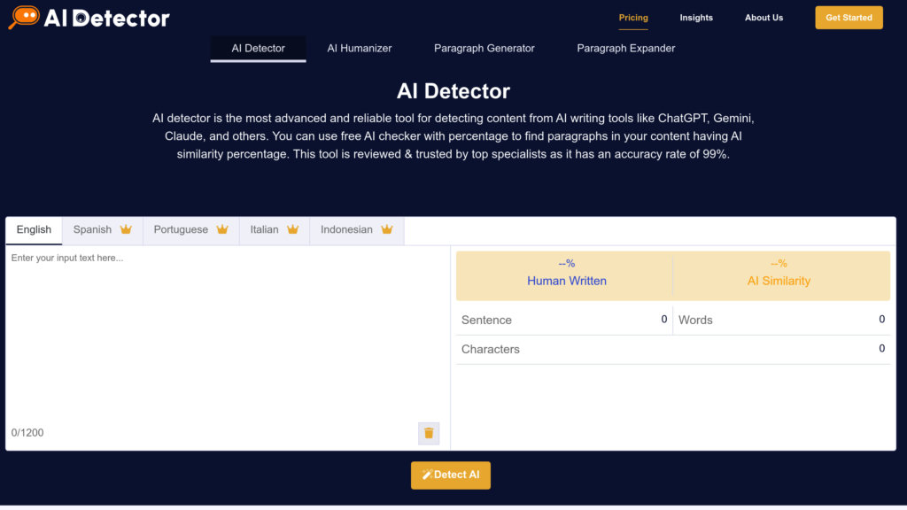 AI Detector 截圖
