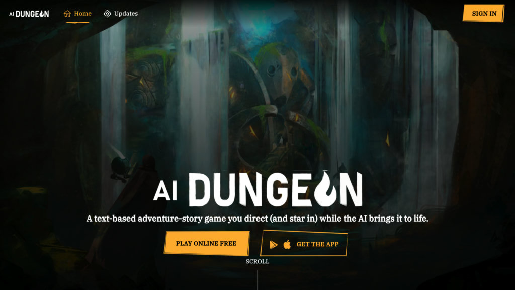 AI Dungeon 截圖