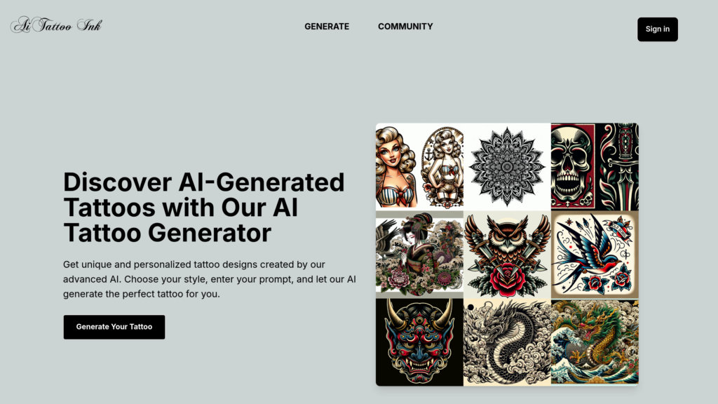 AI Tattoo 截圖