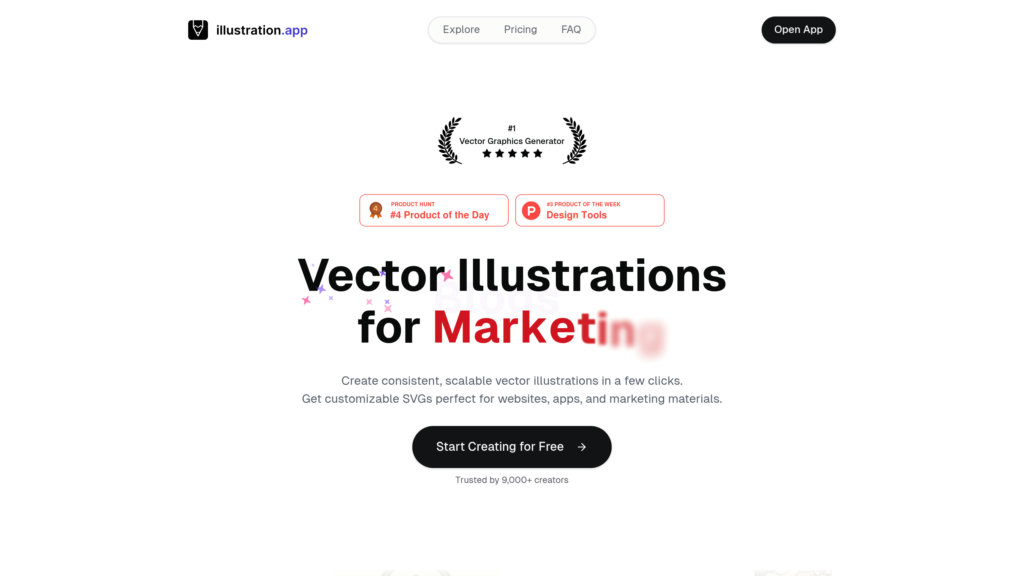 AI Vector Illustration Generator 截圖