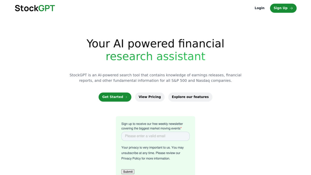 AskStockGPT 截圖