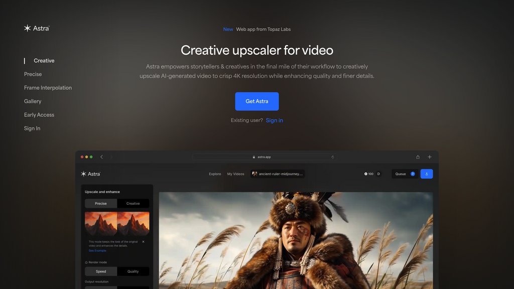 Astra Video Upscaler 截圖
