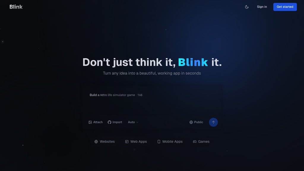 Blink.new 截圖