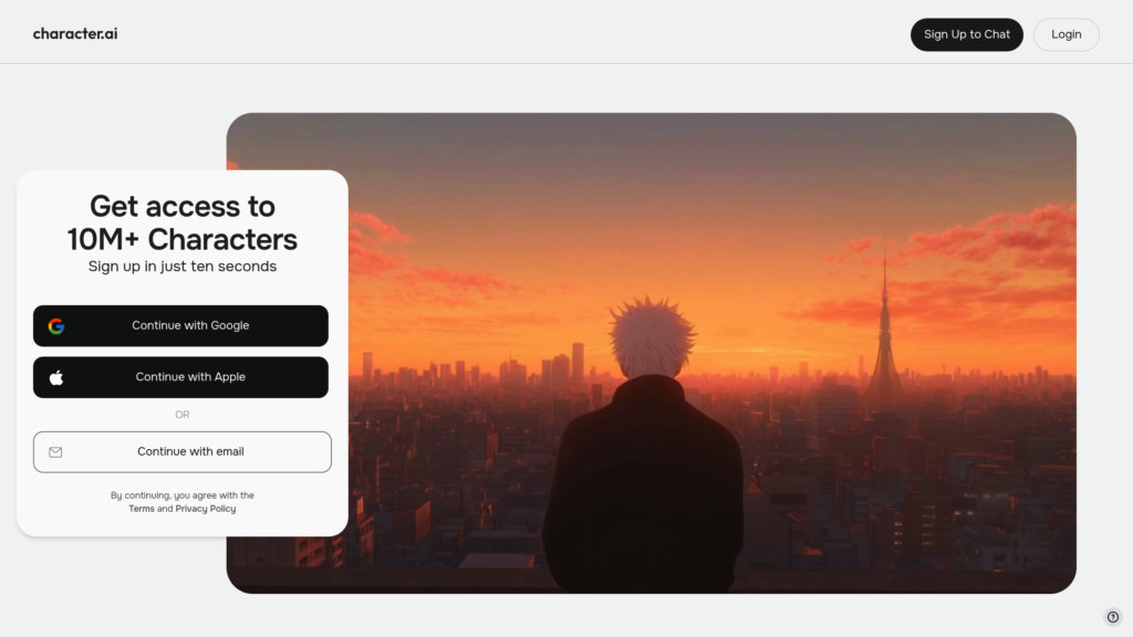 Character.AI Screenshot