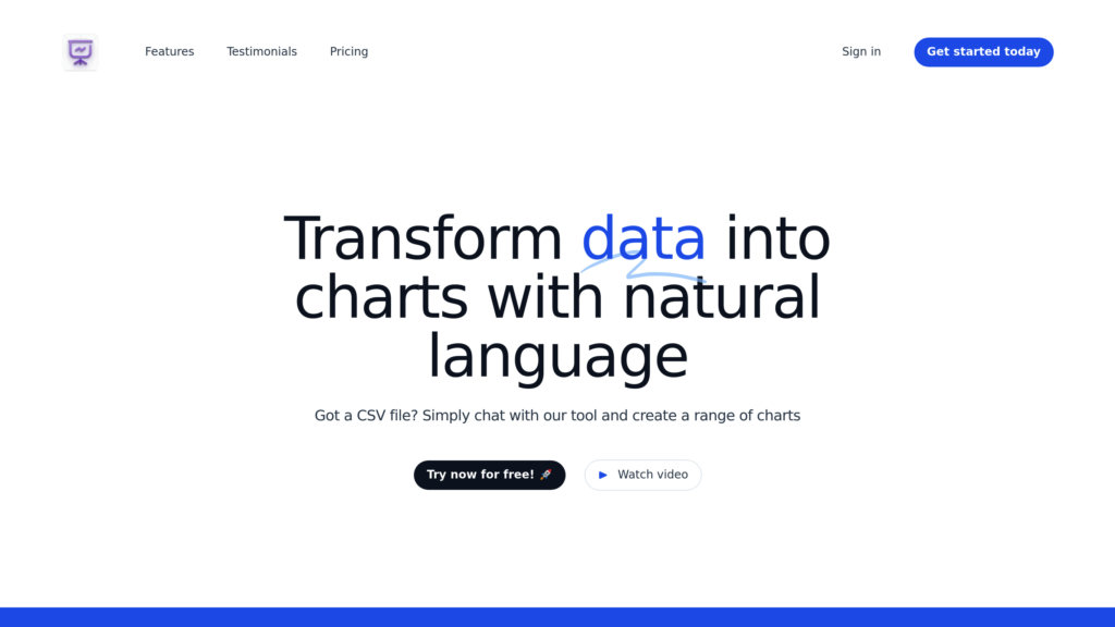 Chat2CSV 截圖