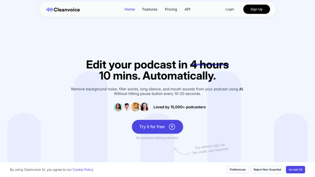 Cleanvoice AI 截圖