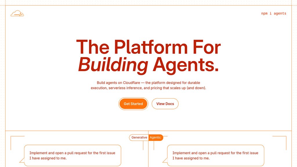 Cloudflare Agents 截圖