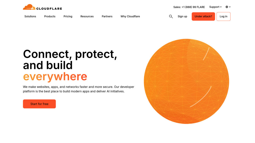 Cloudflare 截圖