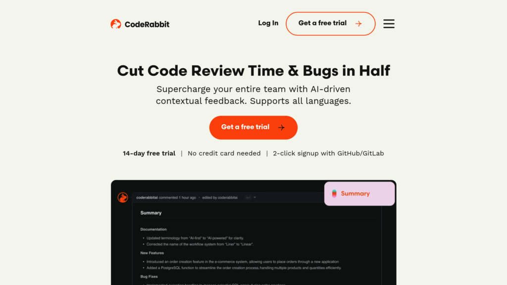 CodeRabbit Screenshot