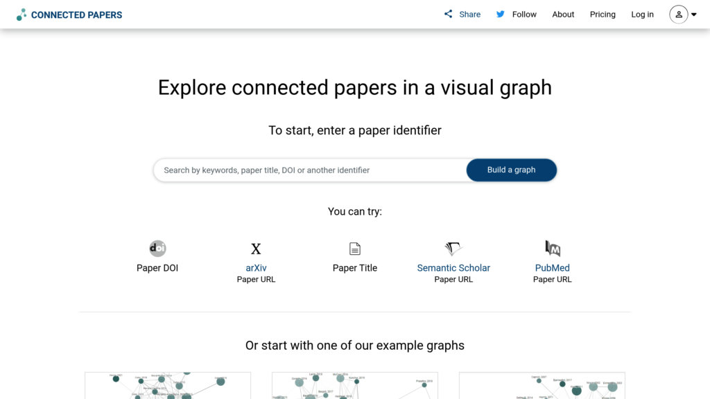 Connected Papers Screenshot