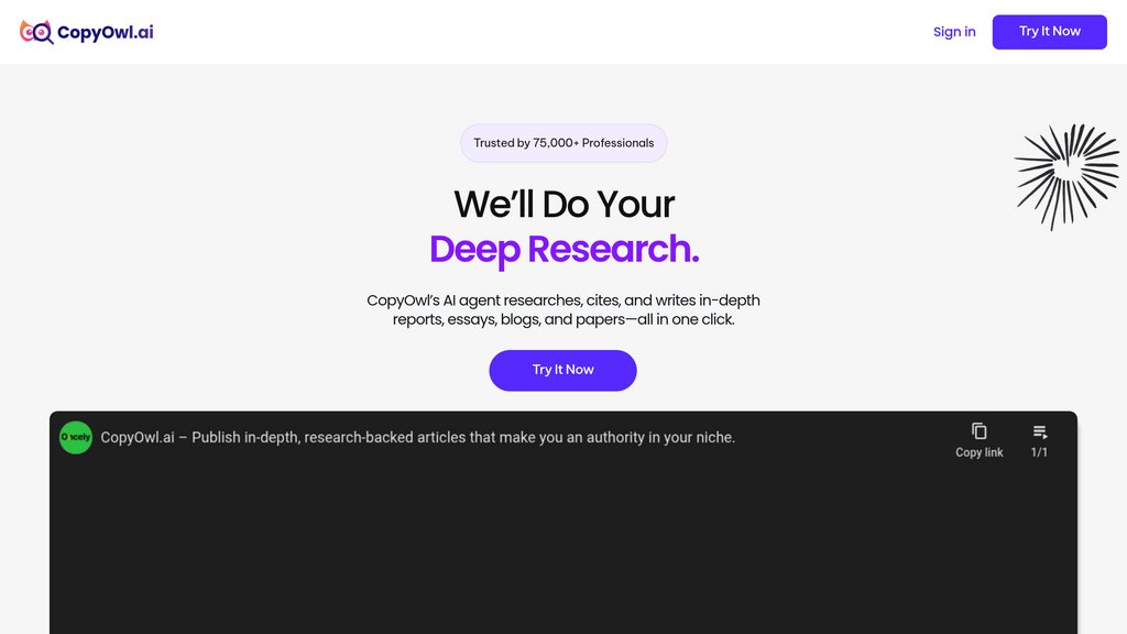 CopyOwl.ai Screenshot