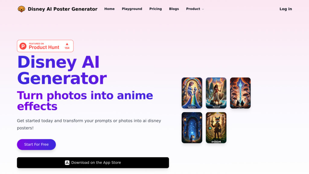 Disney AI Poster 截圖