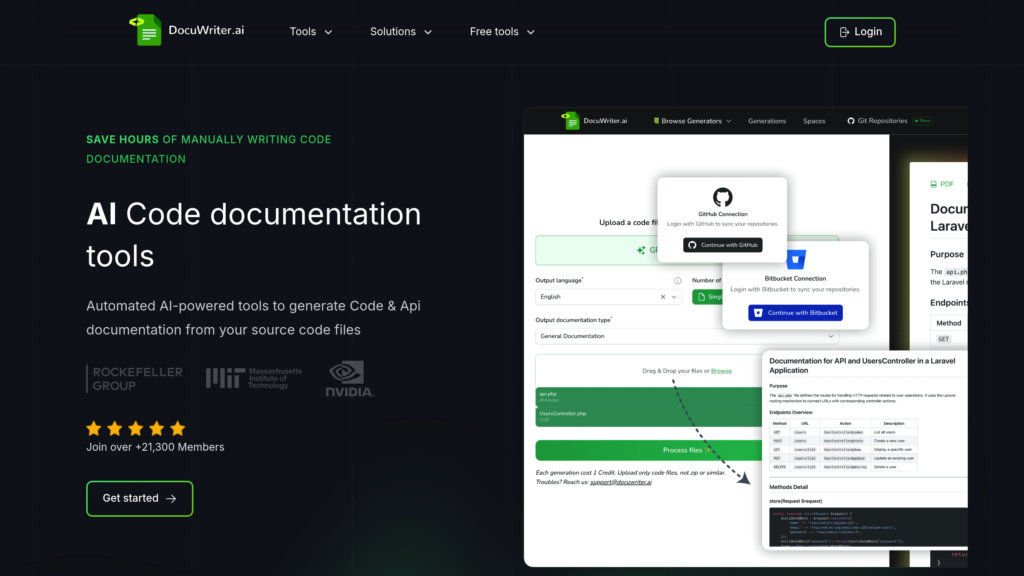 DocuWriter.ai 截圖