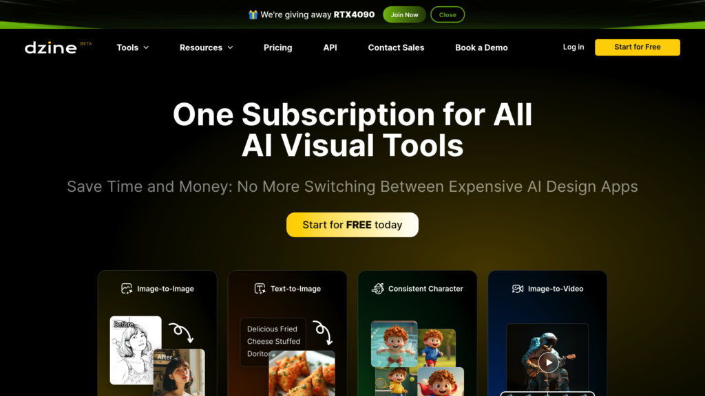 Dzine AI Screenshot