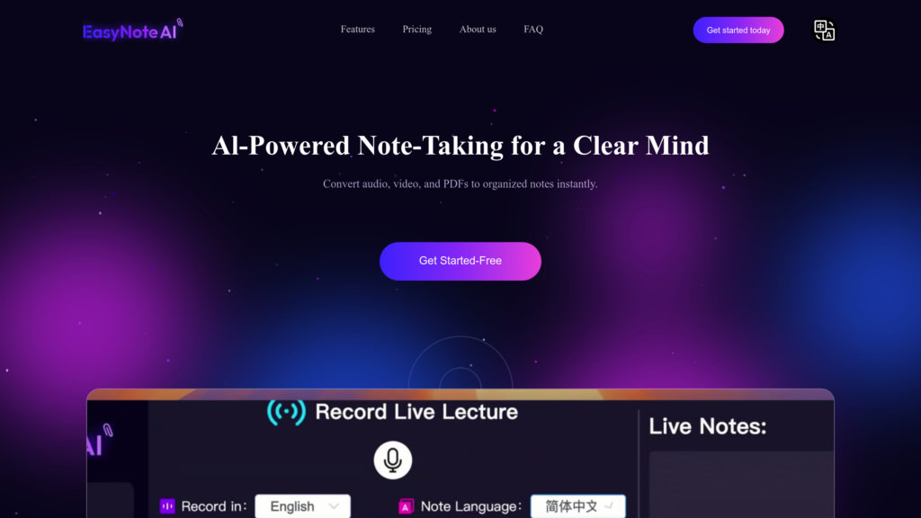 EasyNoteAI 截圖