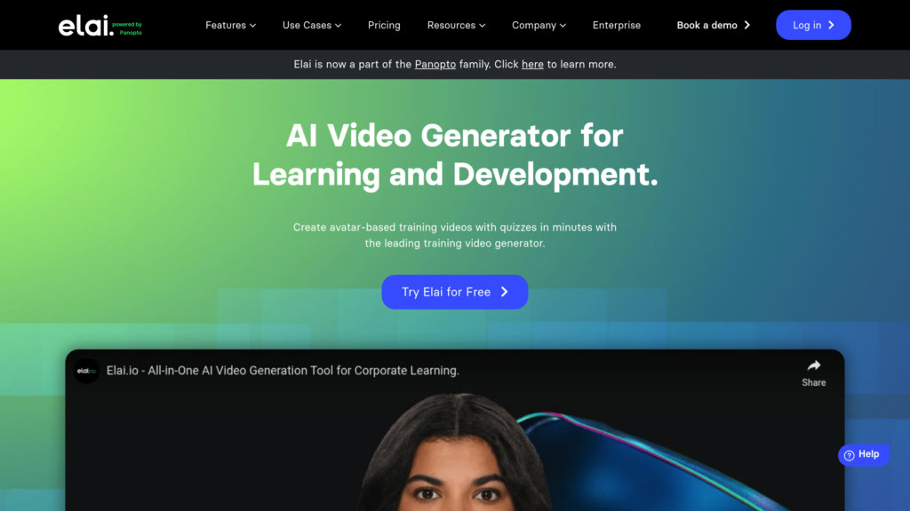 Elai.io 截圖