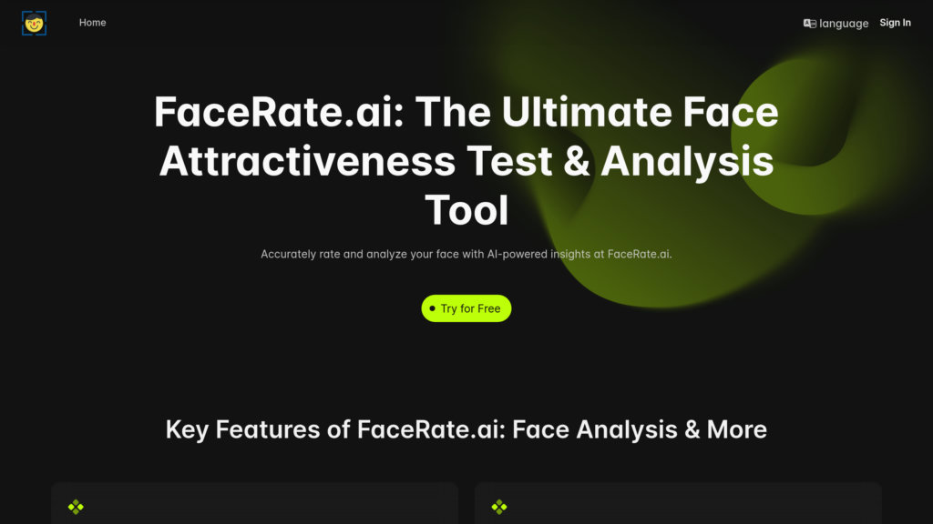 FaceRate.ai 截圖