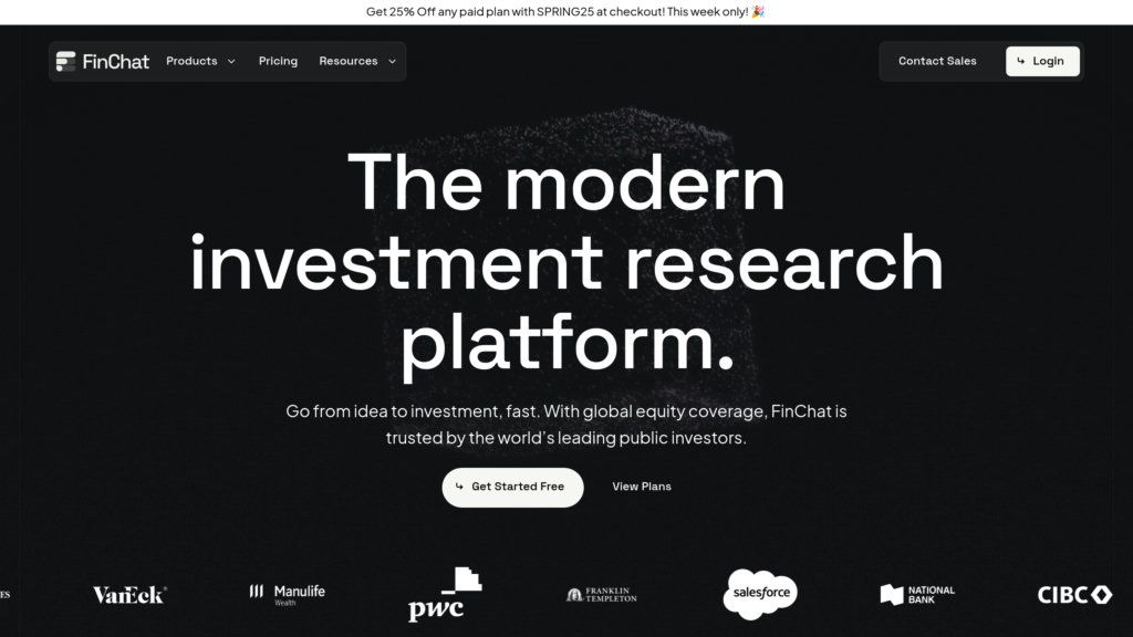FinChat.io 截圖