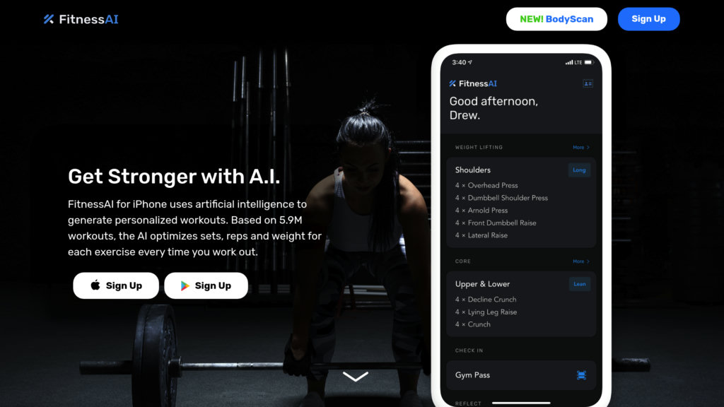 FitnessAI 截圖