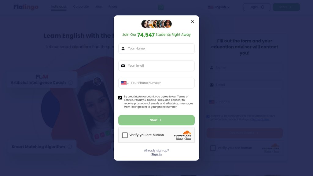 Flalingo Screenshot