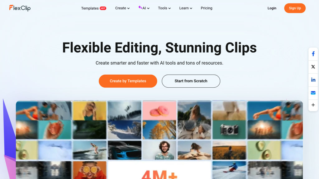 FlexClip 截圖