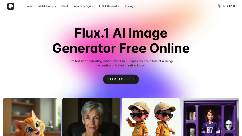 Flux AI 截圖