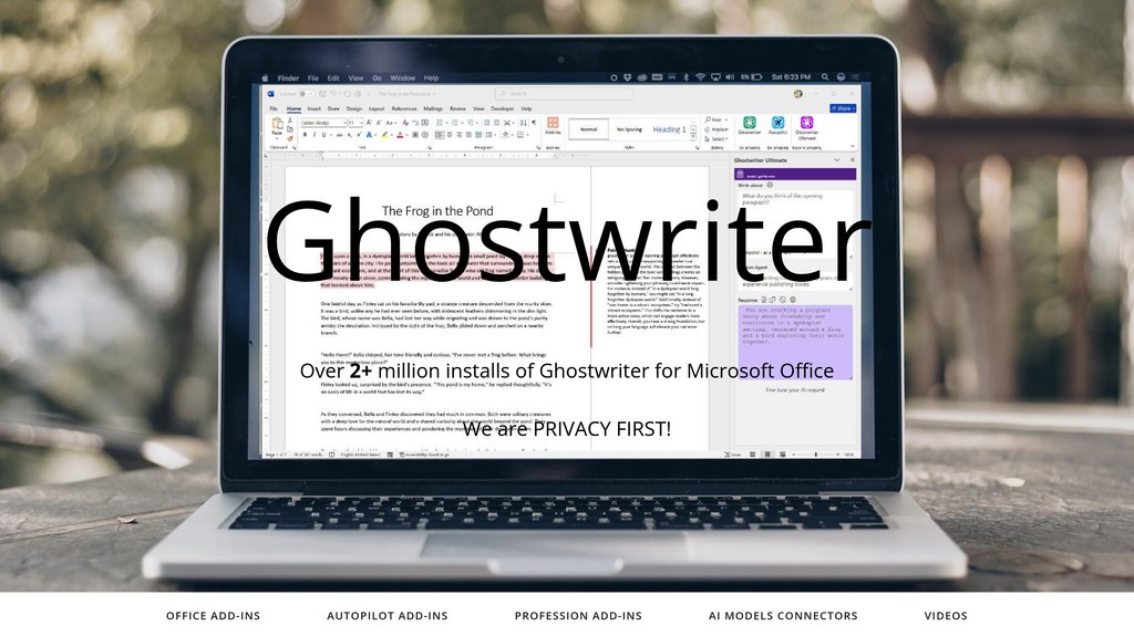 Ghostwriter AI 截圖
