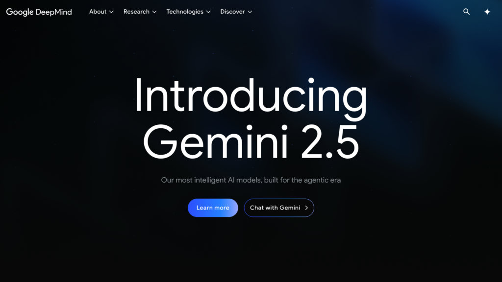 Google DeepMind 截圖