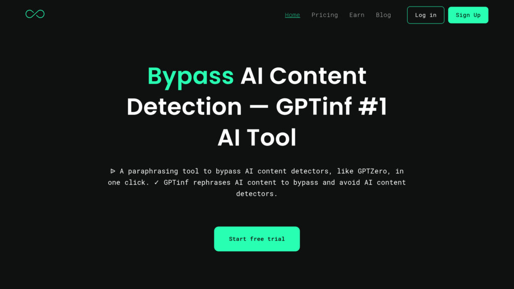 GPTinf Screenshot