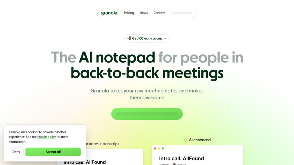 Granola AI 截圖