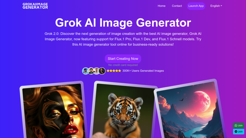 Grok AI Image Generator 截圖