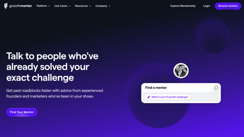 GrowthMentor Screenshot