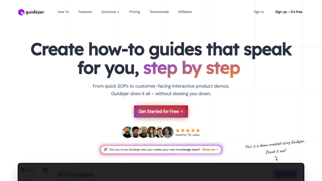 Guidejar 截圖