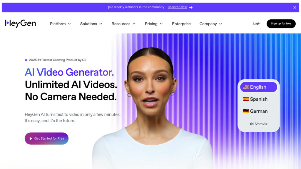 HeyGen Screenshot