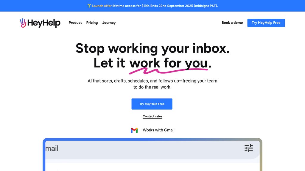 HeyHelp Screenshot