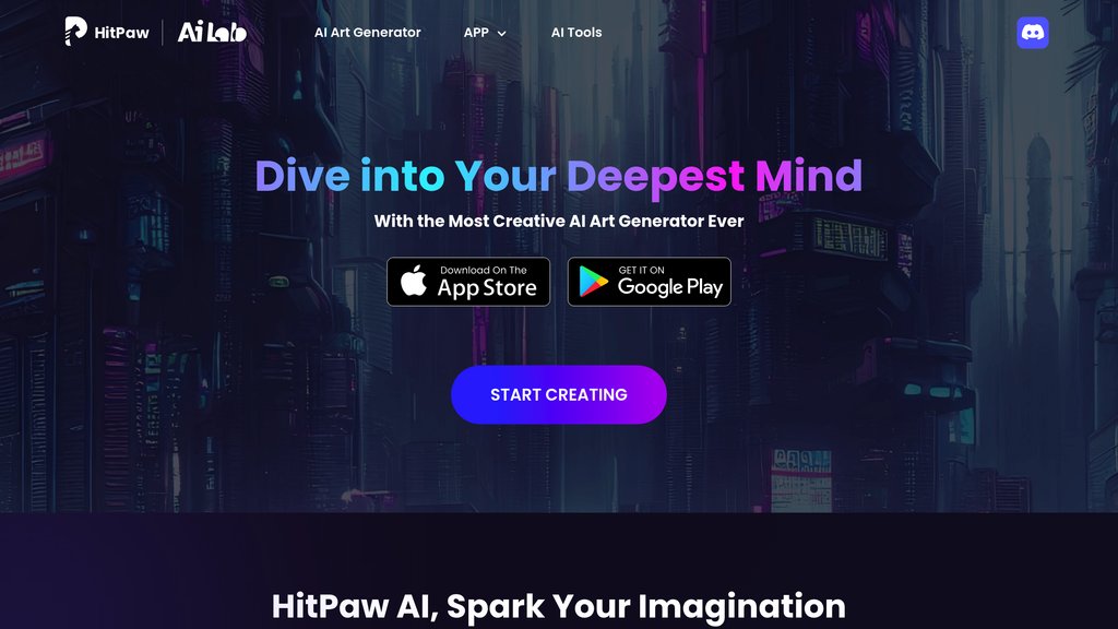 HitPaw AI 截圖