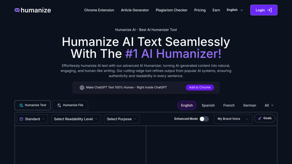 Humanize AI Text 截圖