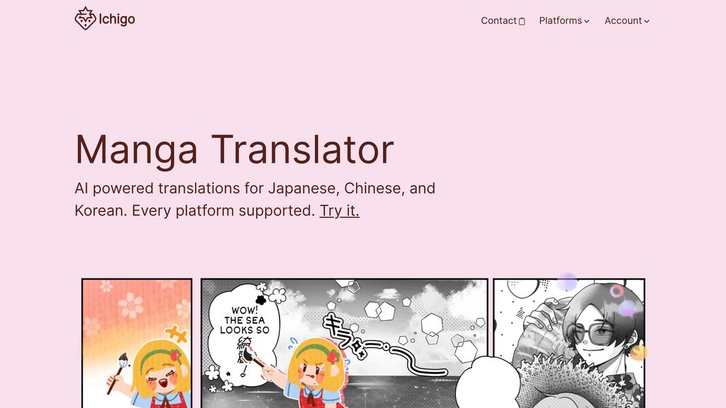 Ichigo Manga Translator 截圖