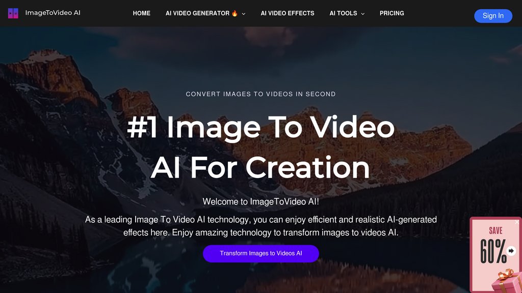 ImageToVideo AI Screenshot