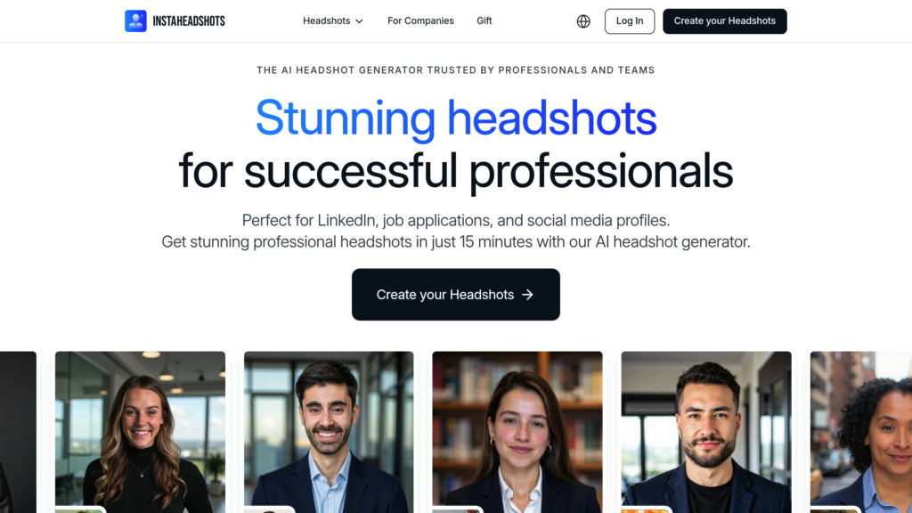 InstaHeadshots 截圖