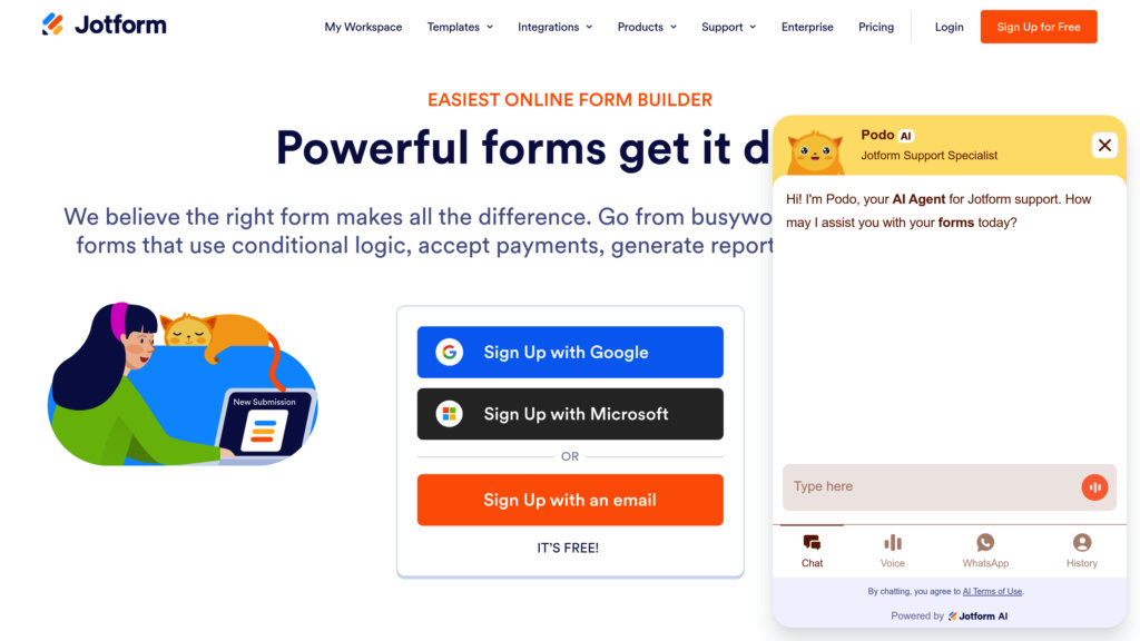 Jotform Screenshot