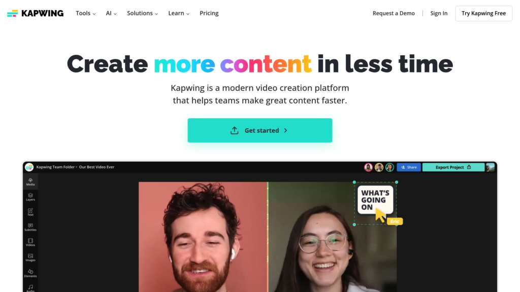 Kapwing Screenshot