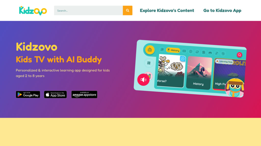 Kidzovo 截圖