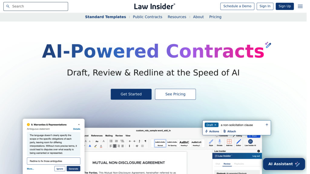 Law Insider 截圖