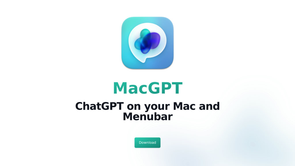 MacGPT 截圖
