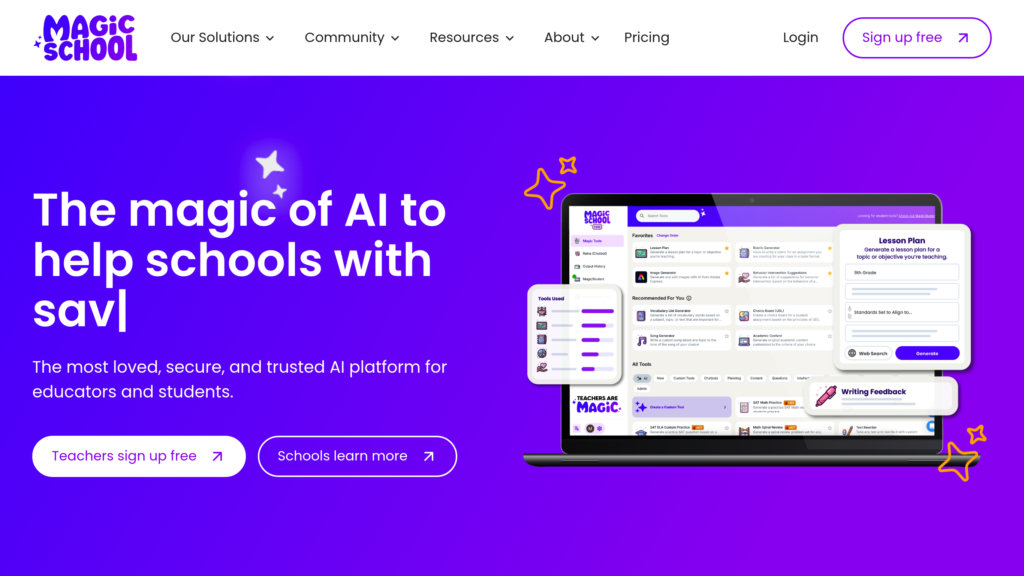 MagicSchool AI Screenshot