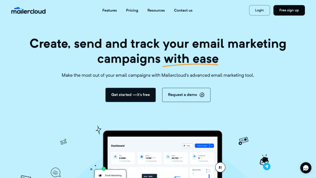 Mailercloud 截圖