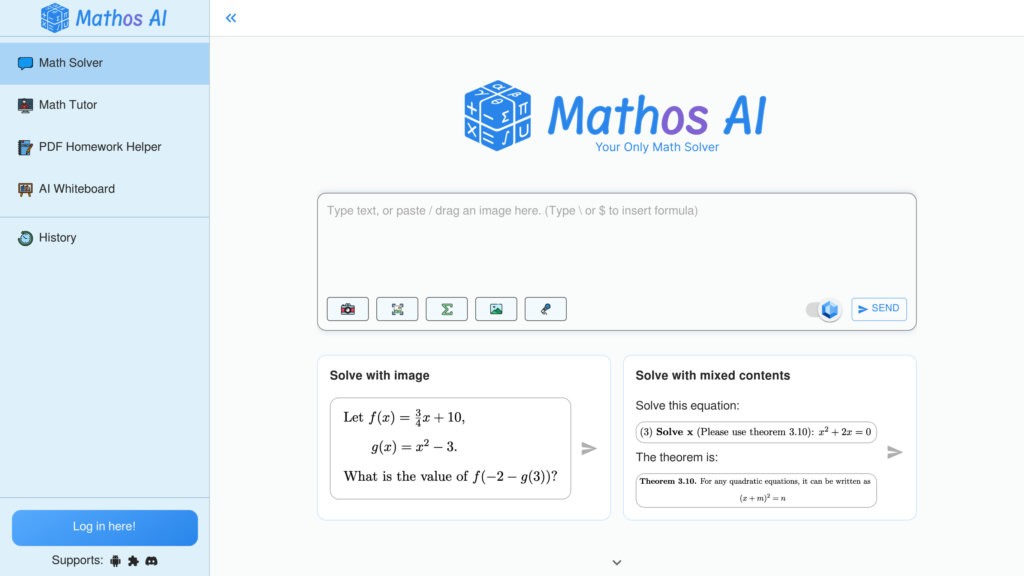 MathGPTPro 截圖